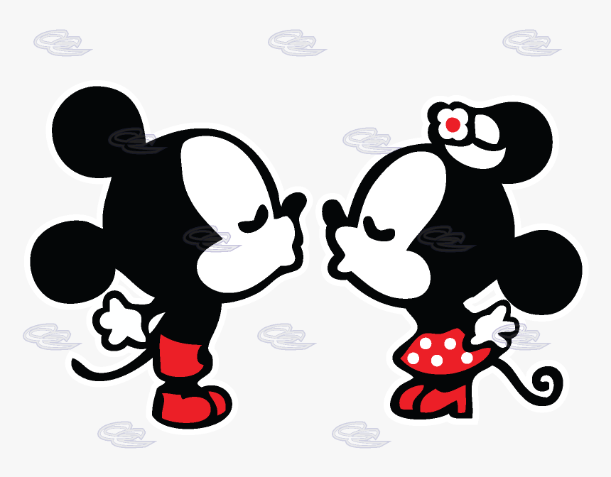 Minnie Mouse Mickey Mouse Drawing The Walt Disney Company - Mickey Y Mini Dibujos, HD Png Download, Free Download