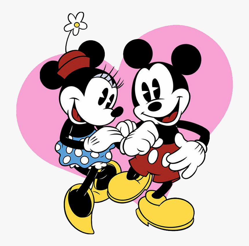 Classic Mickey Minnie Clipart - Disney Mickey Mouse And Minnie Mouse, HD Png Download, Free Download