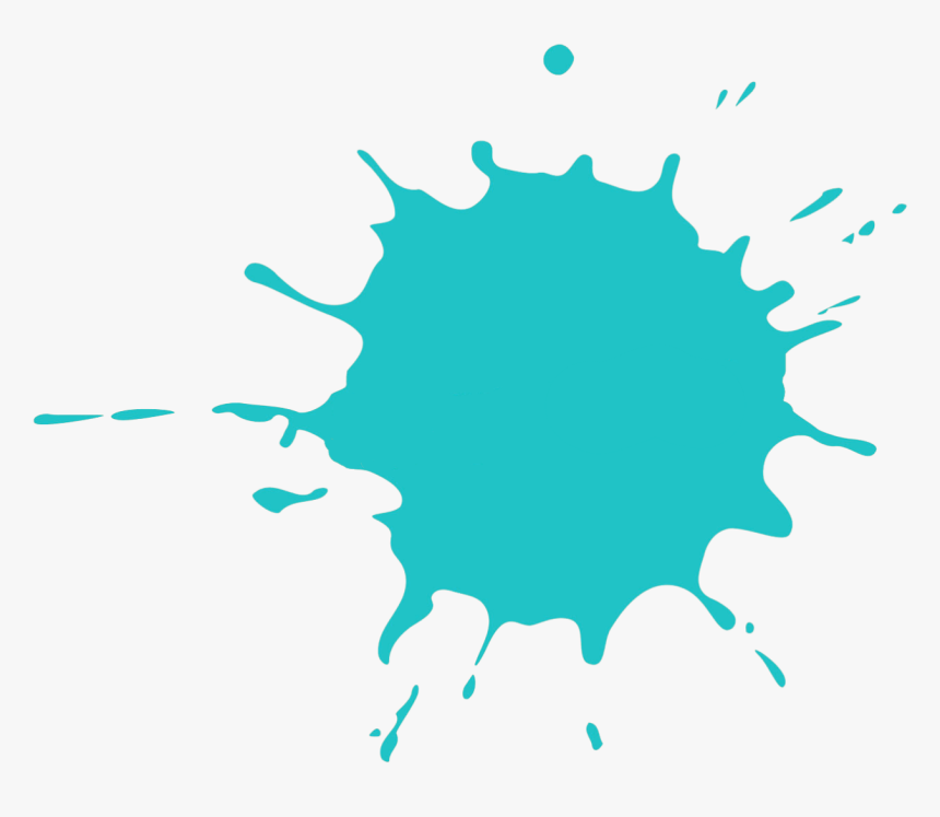 Blue,leaf,symmetry - Nickelodeon Splat Logo Png, Transparent Png, Free Download