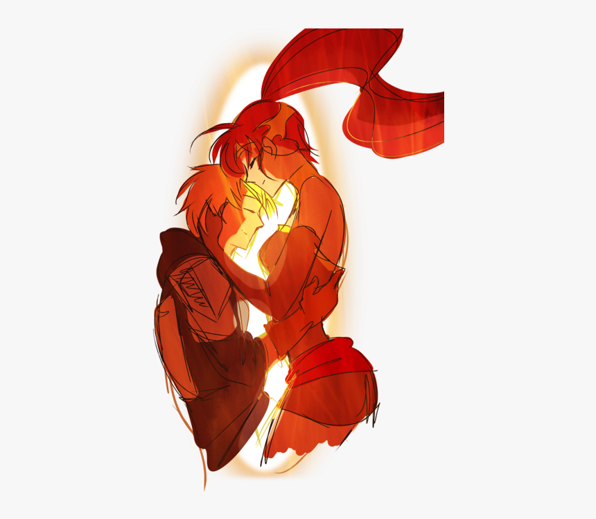 Rwby Pyrrha And Jaune Sad, HD Png Download, Free Download