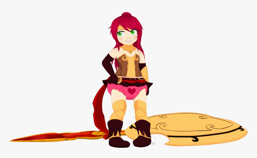 Little Rwbys - Pyrrha - Rwby Age Regression, HD Png Download, Free Download