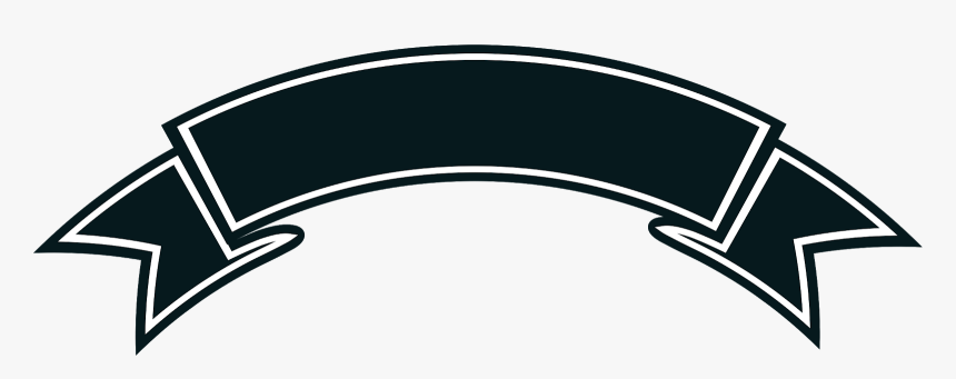 Ribbon Banner Clip Art Png - Black Ribbon Banner Png, Transparent Png, Free Download