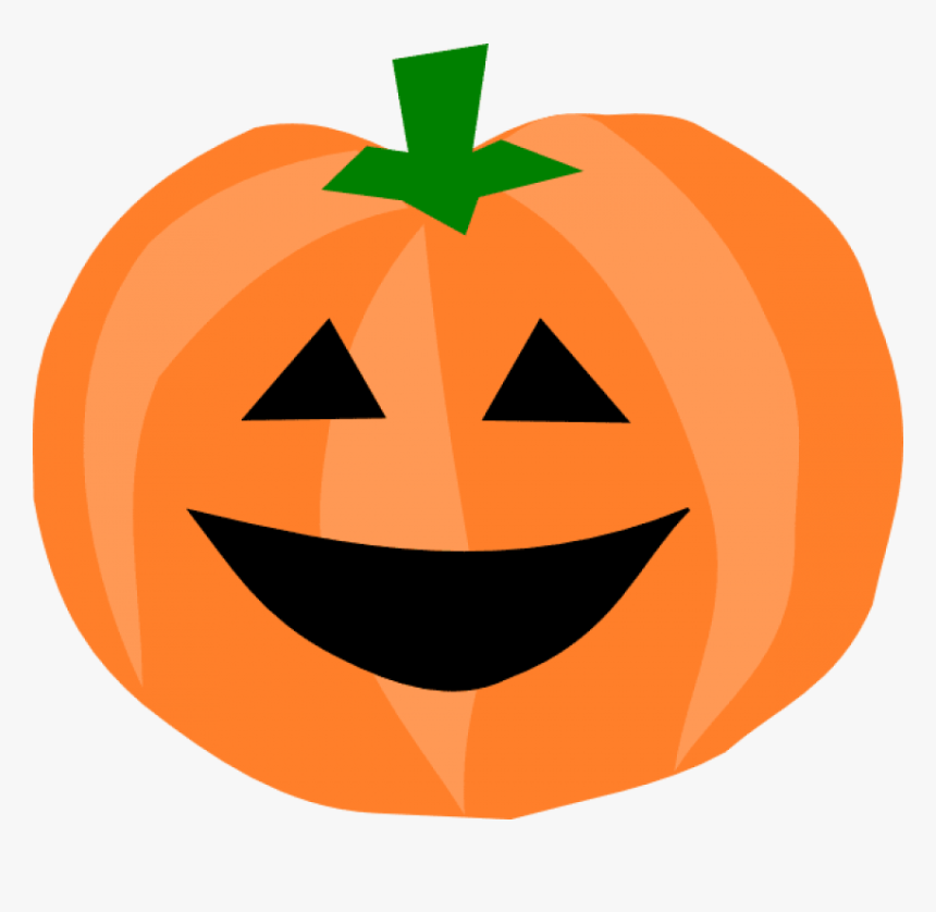 Cute Pumpkin Clip Art Free Clipart Images - Pumpkin With Face Clipart, HD Png Download, Free Download