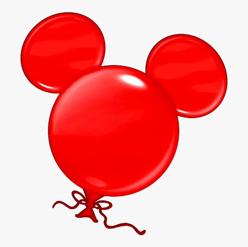 Mickey Mouse Balloon Cartoon, HD Png Download - kindpng.