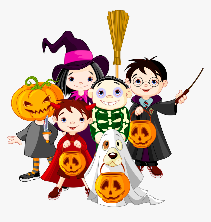 Clipart Halloween Kid - Halloween Kids Clipart, HD Png Download, Free Download