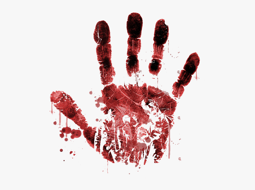 Free Icons Png - Bloody Handprint Transparent Background, Png Download, Free Download
