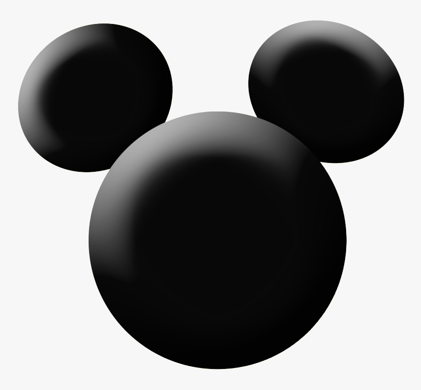 Printable Mickey Mouse Head - Mickey Mouse Shape Png, Transparent Png - kin...