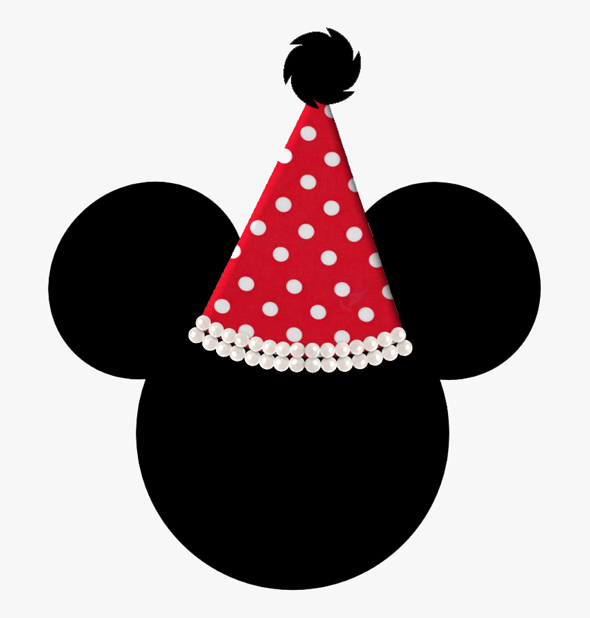 Mickey Mouse Head With Party Hat, HD Png Download, Free Download