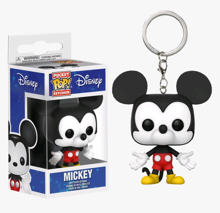 Mickey Mouse Pocket Pop Keychain - Funko Pop Keychain Mickey, HD Png Download, Free Download