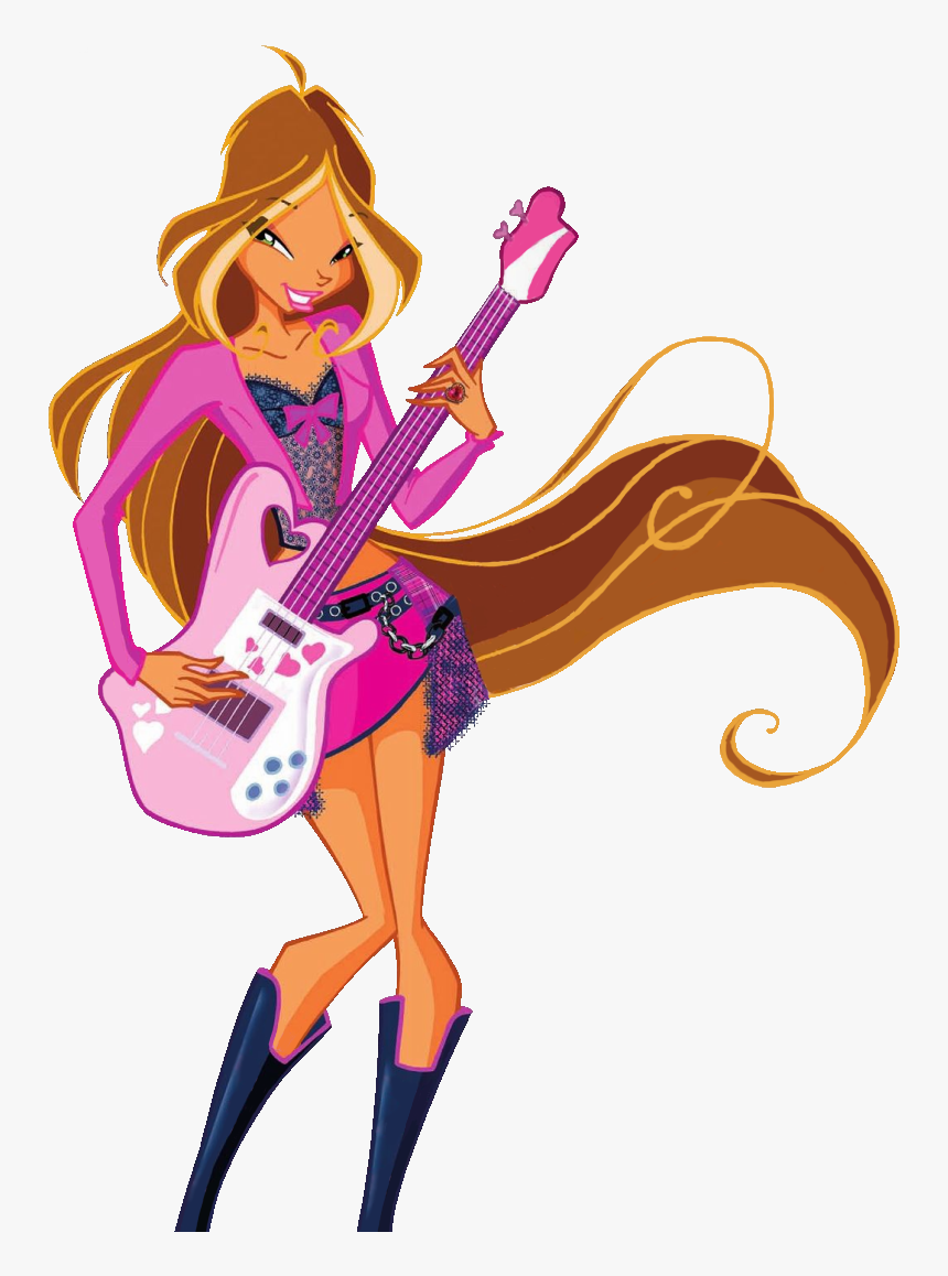 Flora 4 Concert Stock Art - Winx Club Flora Concert, HD Png Download, Free Download