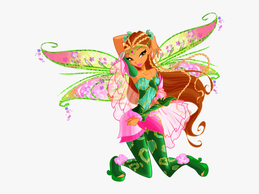 Princess Fairy Flora Photo-wer655 - Winx Club Flora Bloomix, HD Png Download, Free Download