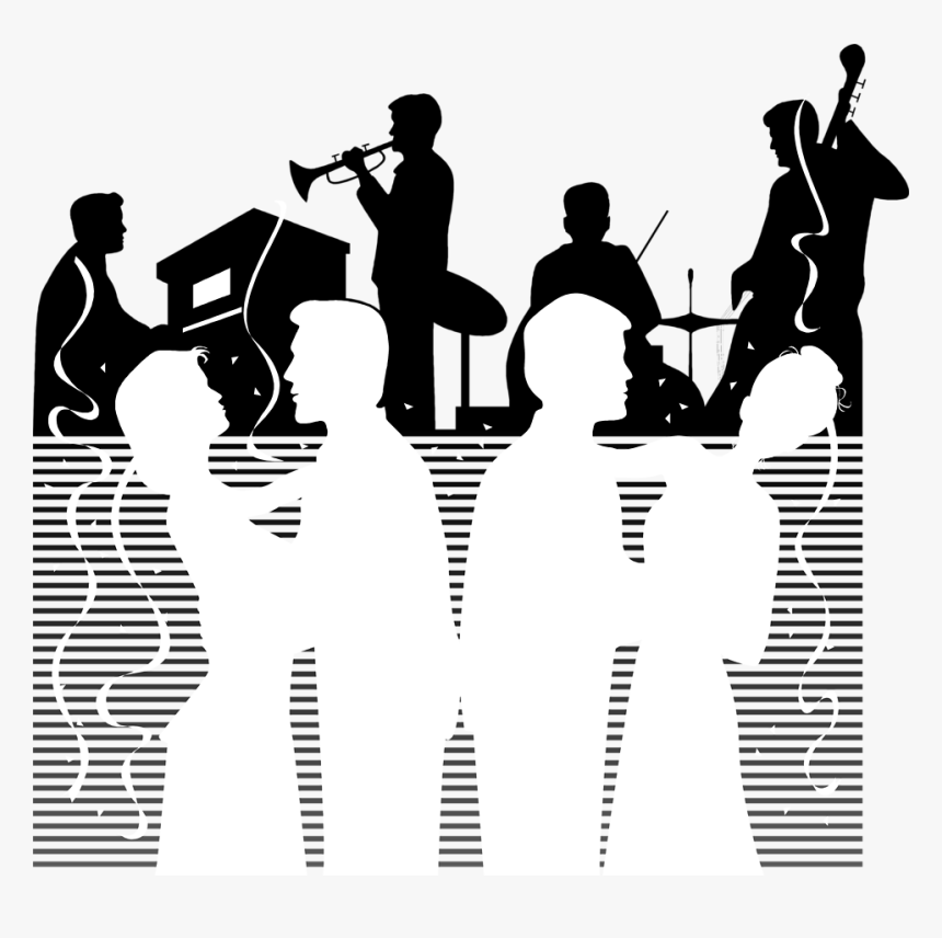 Band Vector Dance Music - Music Band Vectors, HD Png Download, Free Download