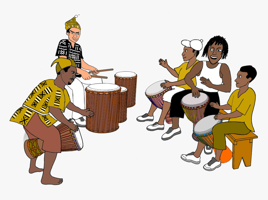 Drummer - African Music Clip Art, HD Png Download, Free Download