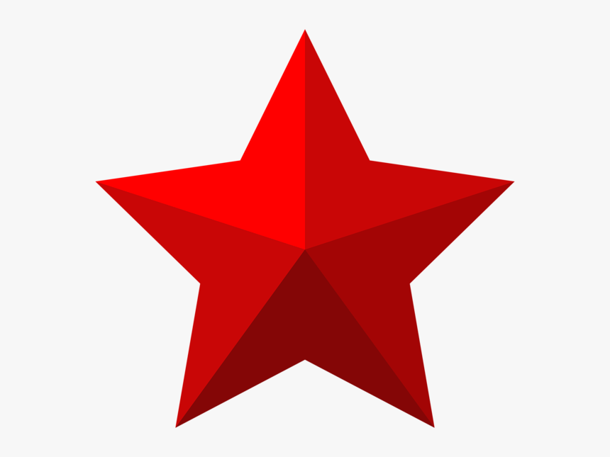 Red Star Png - Hammer And Sickle In Star, Transparent Png, Free Download