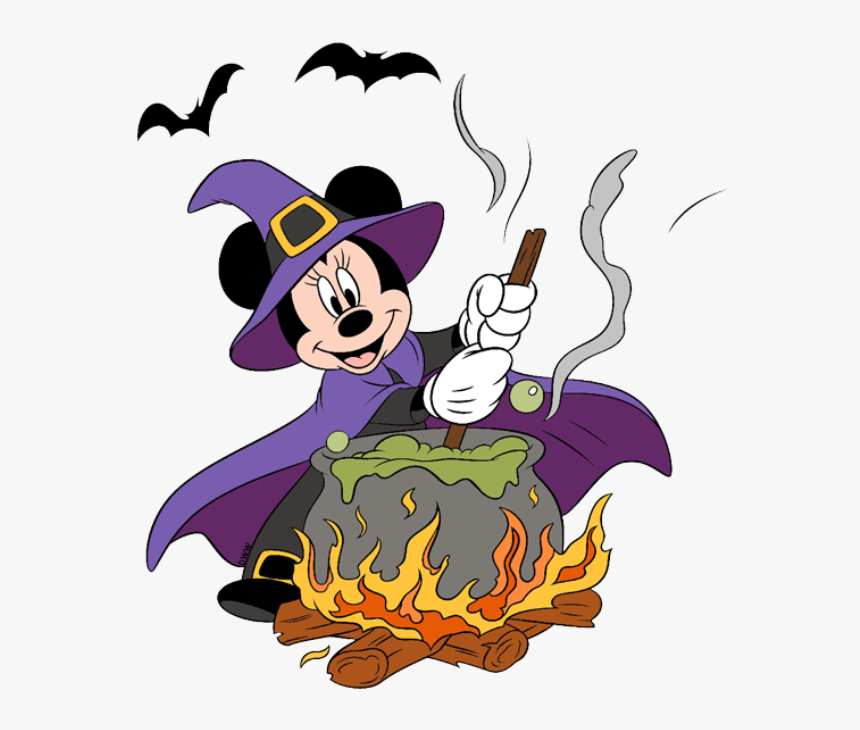 Halloween Clipart - Minnie Mouse Halloween Clipart, HD Png Download, Free Download