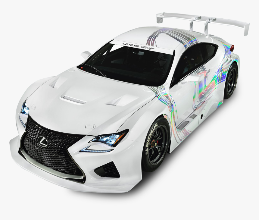 White Lexus Rc F Car Png Image - Lexus Muscle Car, Transparent Png, Free Download