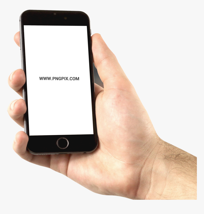 Iphone In Hand Png, Transparent Png, Free Download