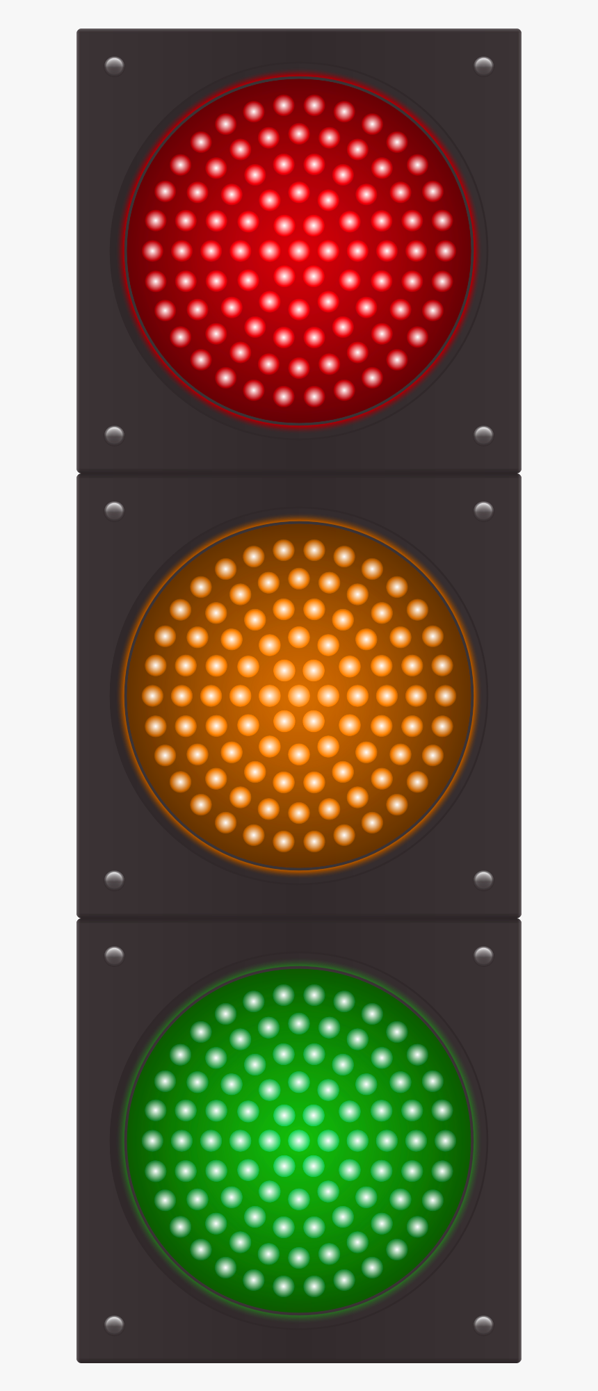 Traffic Light Vector Png Image - Horizontal Traffic Light Png, Transparent Png, Free Download