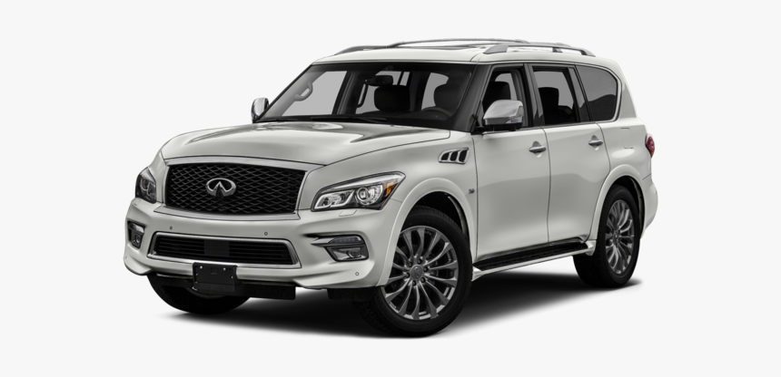 Qx80 Angled - 2016 Infiniti Suv White, HD Png Download, Free Download