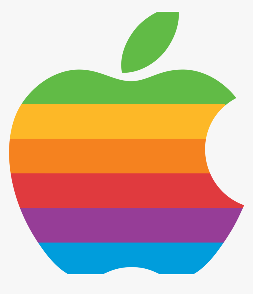 Iphone 6 Plus Apple Logo Ipad Company - Rainbow Apple Logo, HD Png Download, Free Download