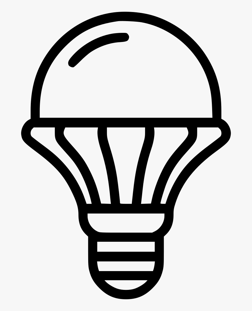 Transparent Led Bulb Clipart - Led Light Bulbs Icon, HD Png Download, Free Download