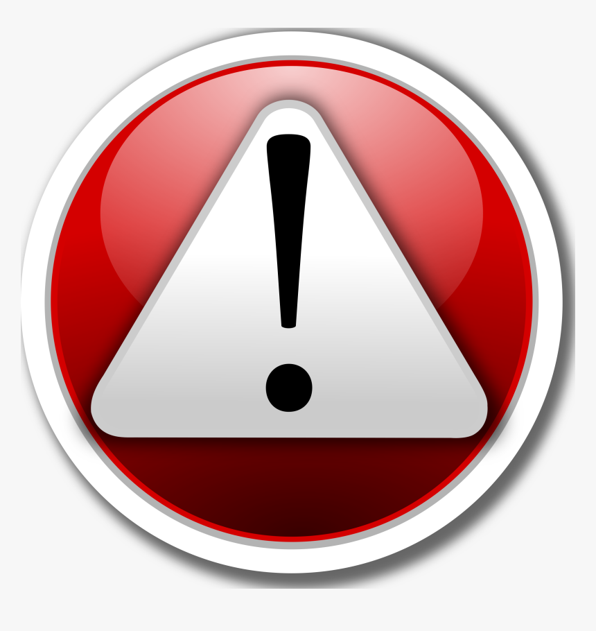 Alert Red Icon Icons Png - Animated Warning Icon Gif, Transparent Png, Free Download