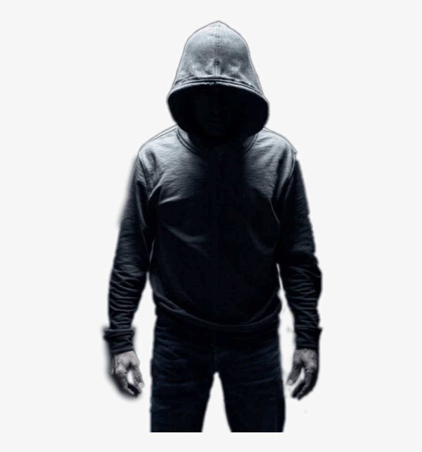 Hooded Freetoedit - Hoodie, HD Png Download - kindpng