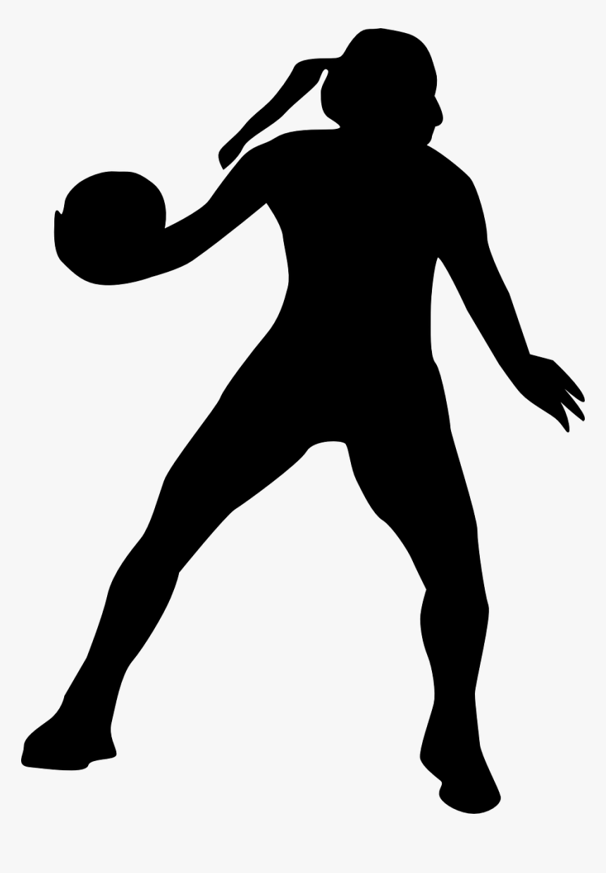 Transparent Background Netball Silhouette, HD Png Download, Free Download