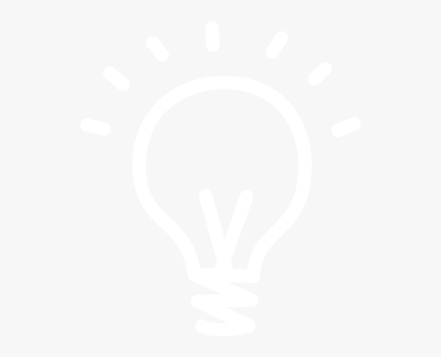 Light Bulb White Icon, HD Png Download, Free Download