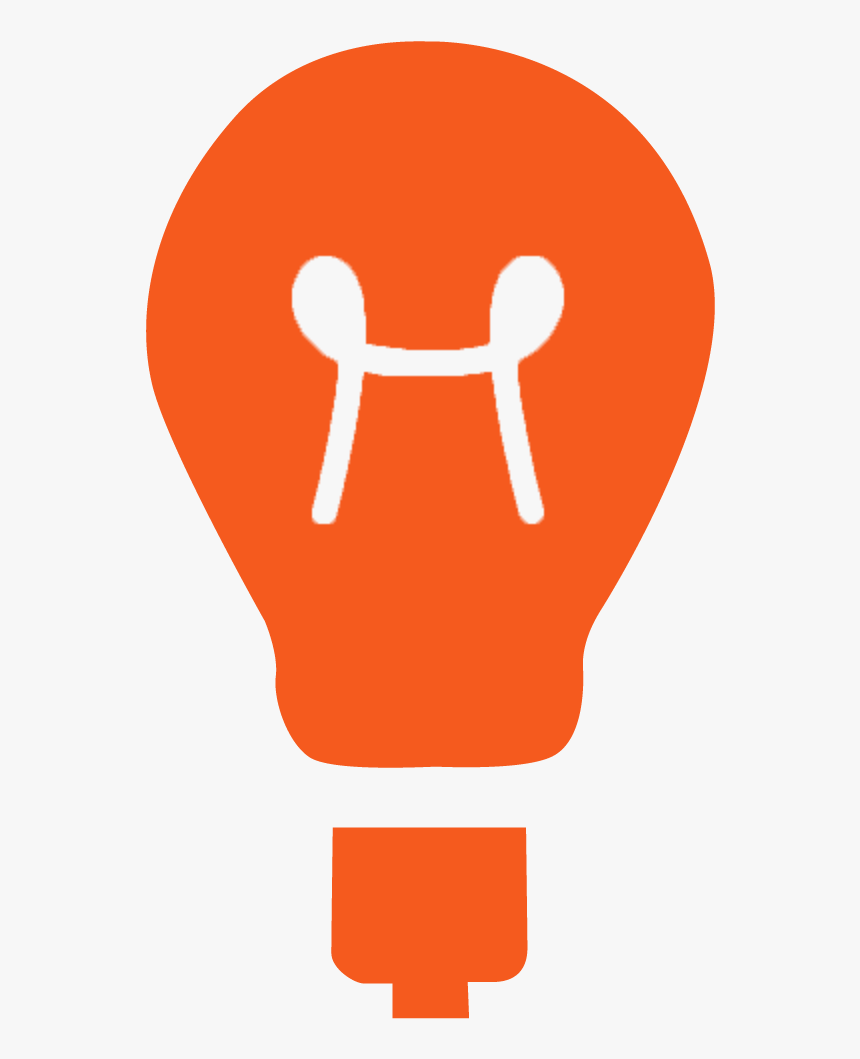 Light-bulb - Orange Light Bulb Icon, HD Png Download, Free Download