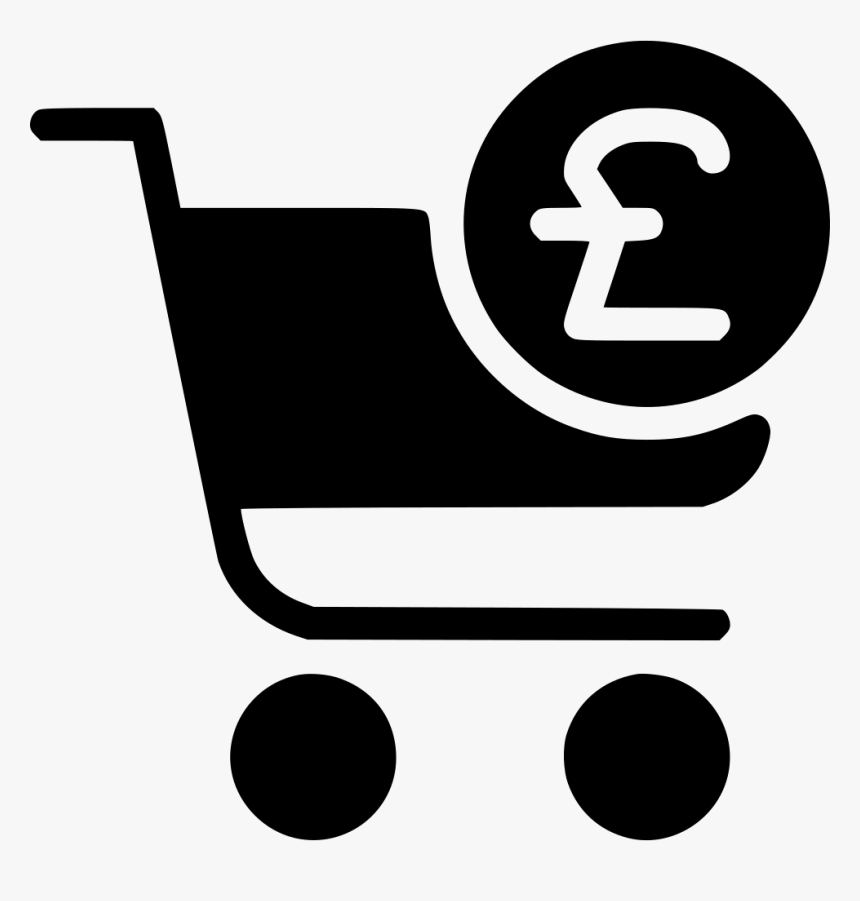Checkout Pound - Empty Shopping Cart Icon, HD Png Download, Free Download