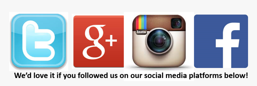 Social Media Icons Instagram Facebook Twitter Google - Fb Twitter Ig Logo, HD Png Download, Free Download