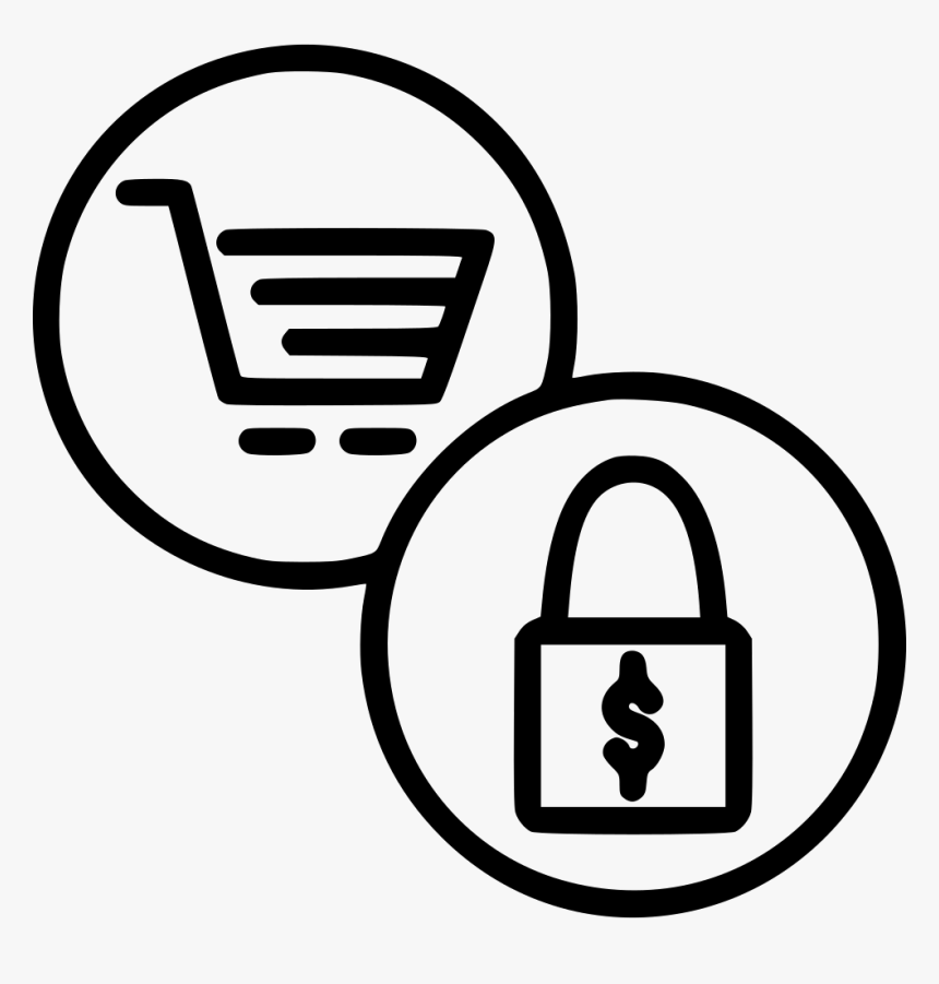 Lock Basket Cart Checkout Disable Commerce - Mobile E Commerce Icon, HD Png Download, Free Download