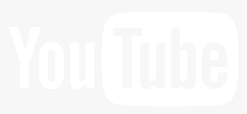 Youtube Logo Blanc Png, Transparent Png, Free Download