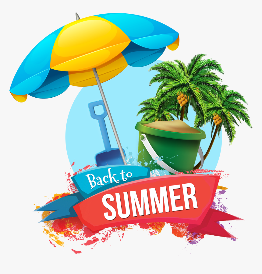 Cool Summer Png Backgrounds - Transparent Background Coconut Tree Clipart, Png Download, Free Download
