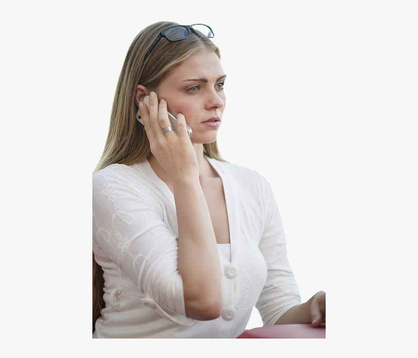 Girl, Phone Call, Blonde, Phone, Woman, Call, Young - Blonde Girl Png, Transparent Png, Free Download