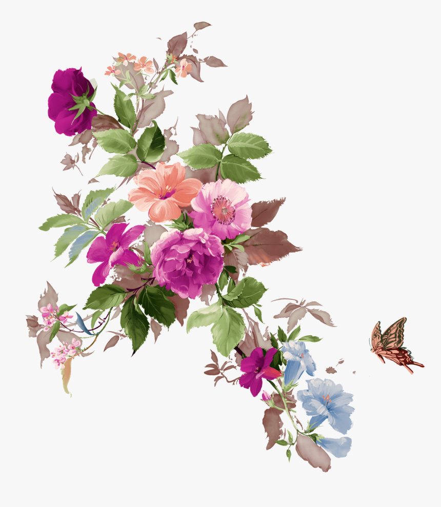 Png Free Download Flower - Bouquet Design Transparent, Png Download, Free Download