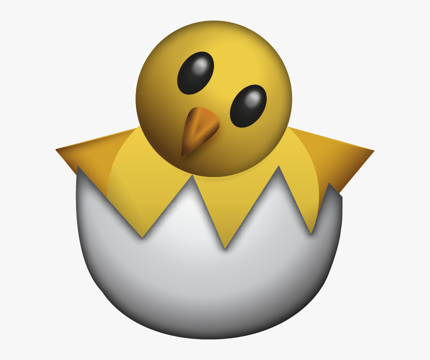 Hatching Chick Emoji, HD Png Download, Free Download