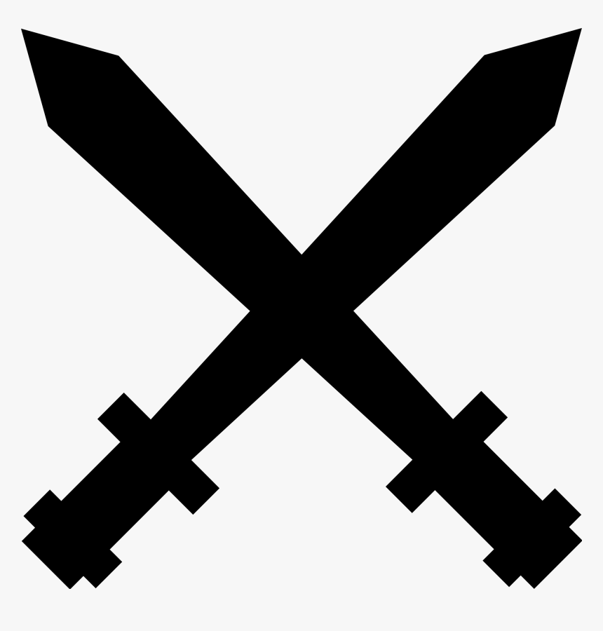 Two Swords Crossed Png Clipart , Png Download - Cross, Transparent Png, Free Download