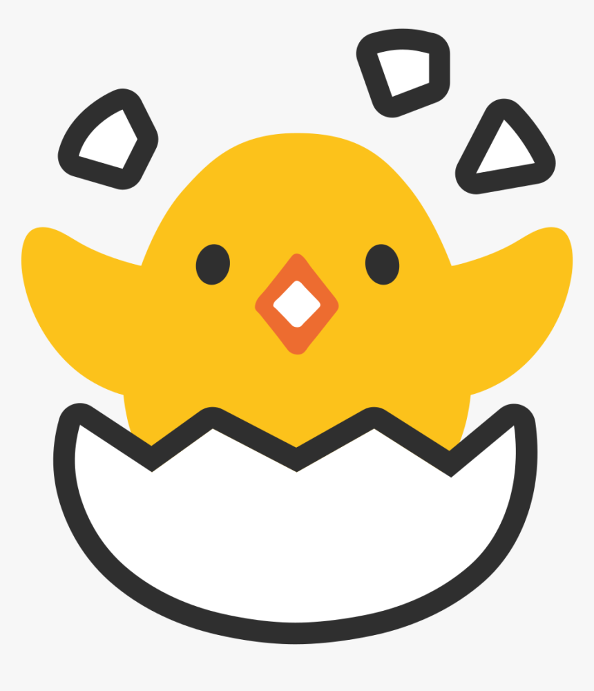 Hatching Chick Emoji, HD Png Download, Free Download