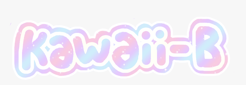 Kawaii Word Png - Word Kawaii, Transparent Png, Free Download