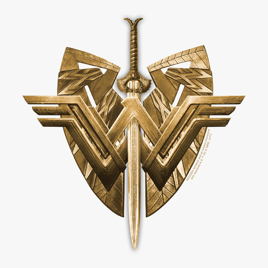 Transparent Wonder Woman Symbol Png - Wonder Woman Sword Symbol, Png Download, Free Download