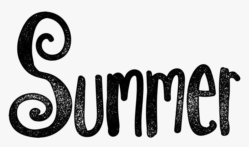 Summertime Png Picture - Calligraphy, Transparent Png, Free Download