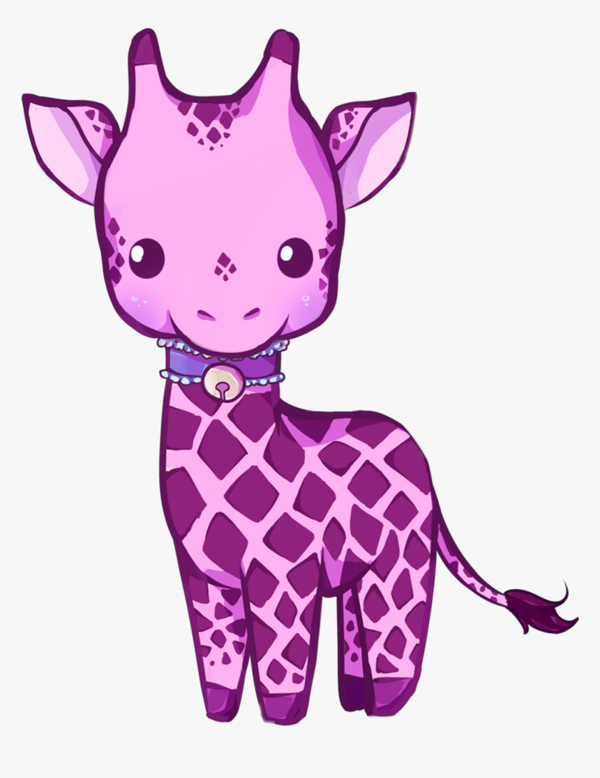 Kawaii Cute Animated Animals Clipart , Png Download - Draw A Kawaii Giraffe, Transparent Png, Free Download