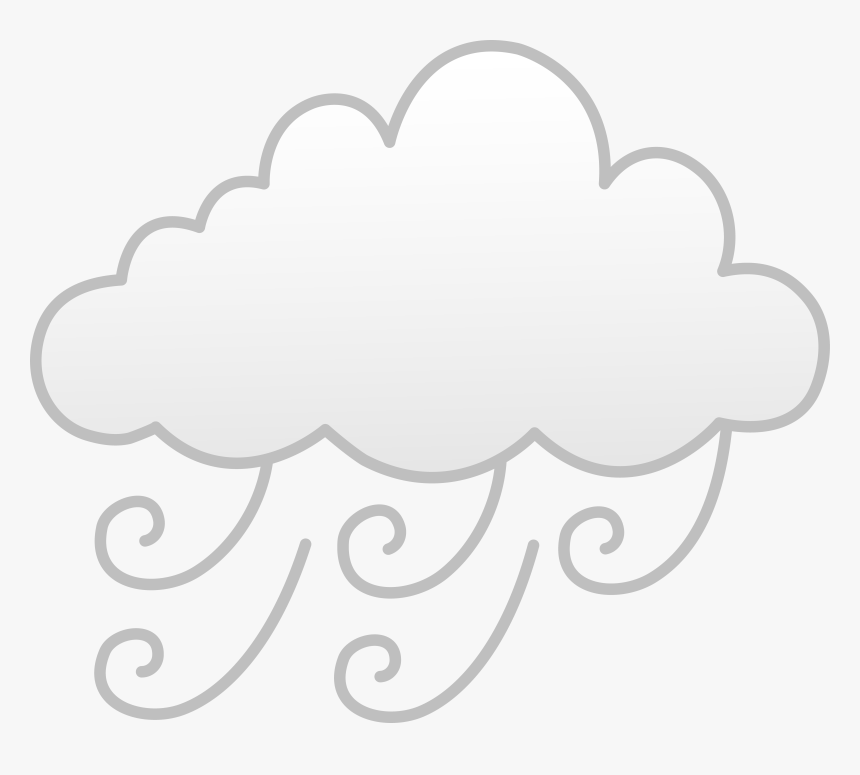 Fog 20clipart - Windy Symbol Weather, HD Png Download, Free Download