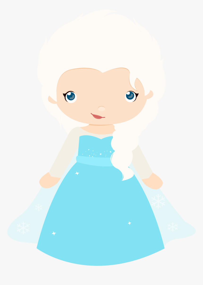 Clipart Library Frozen Babies Oh My - Frozen Elsa Cute Png, Transparent Png, Free Download