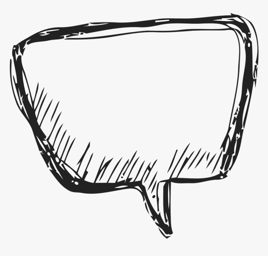 Callout 01 - Thought Bubble Sketch Png, Transparent Png, Free Download