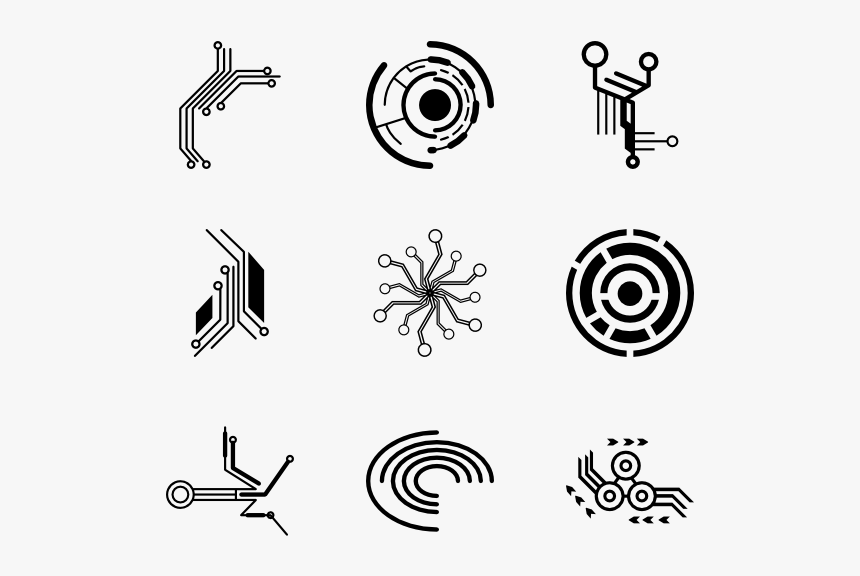 Electronicons - Circuit Icons, HD Png Download, Free Download