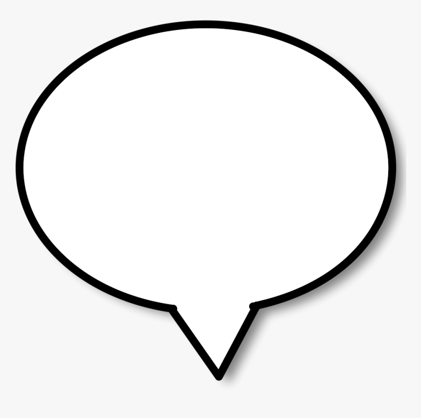 Callout Speech Balloon Shape Clip Art - Single Callouts, HD Png Download, Free Download