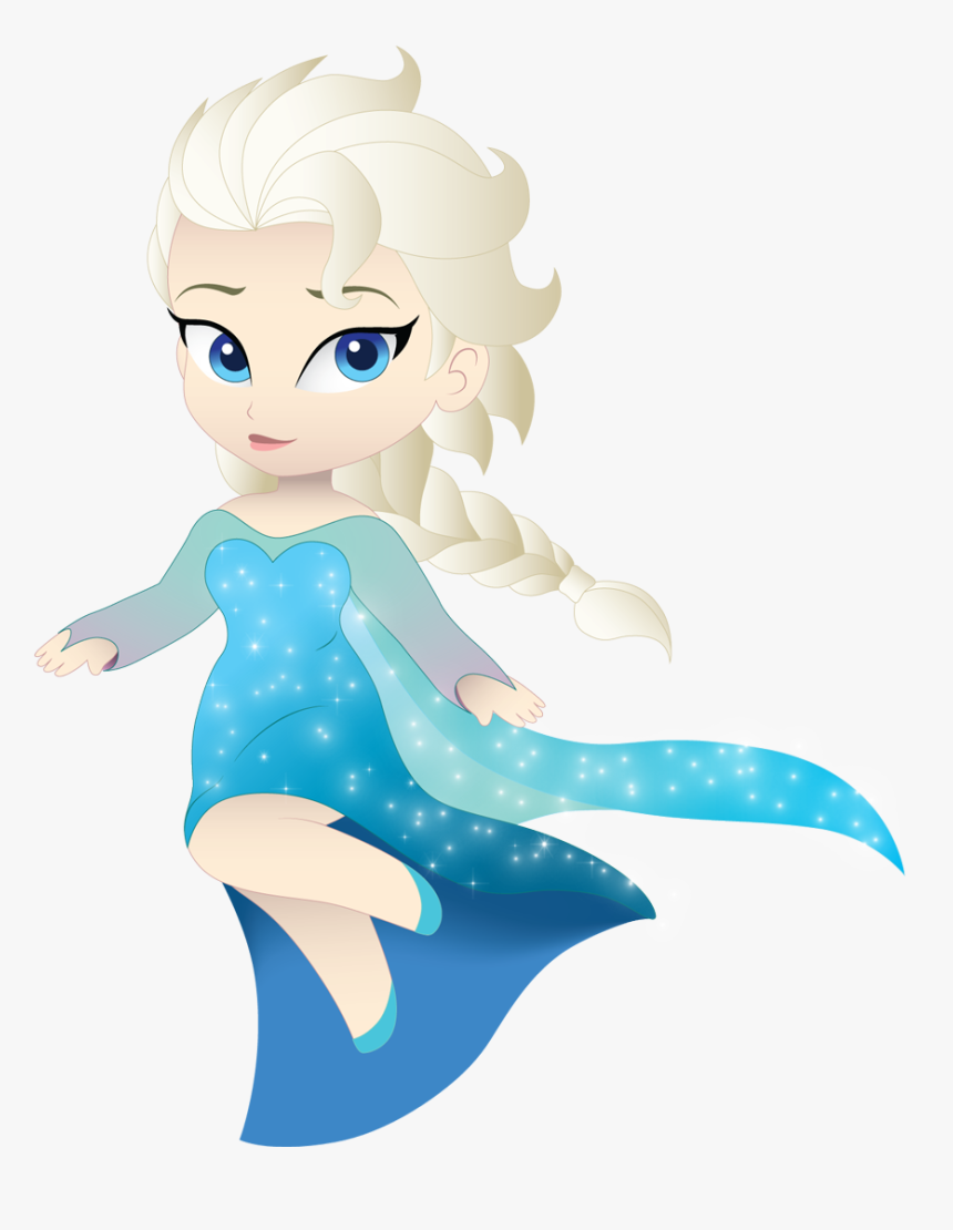 Chibi Elsa By Jackdcember Baby Anna And Elsa Frozen Clipart Hd Png Download Kindpng